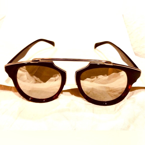 EXPRESS full rim aviator mirrored sunglasses size OS NWOT - Picture 6 of 10